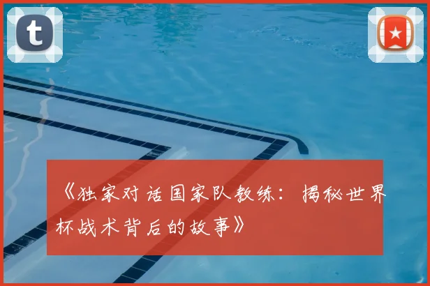 《独家对话国家队教练：揭秘世界杯战术背后的故事》